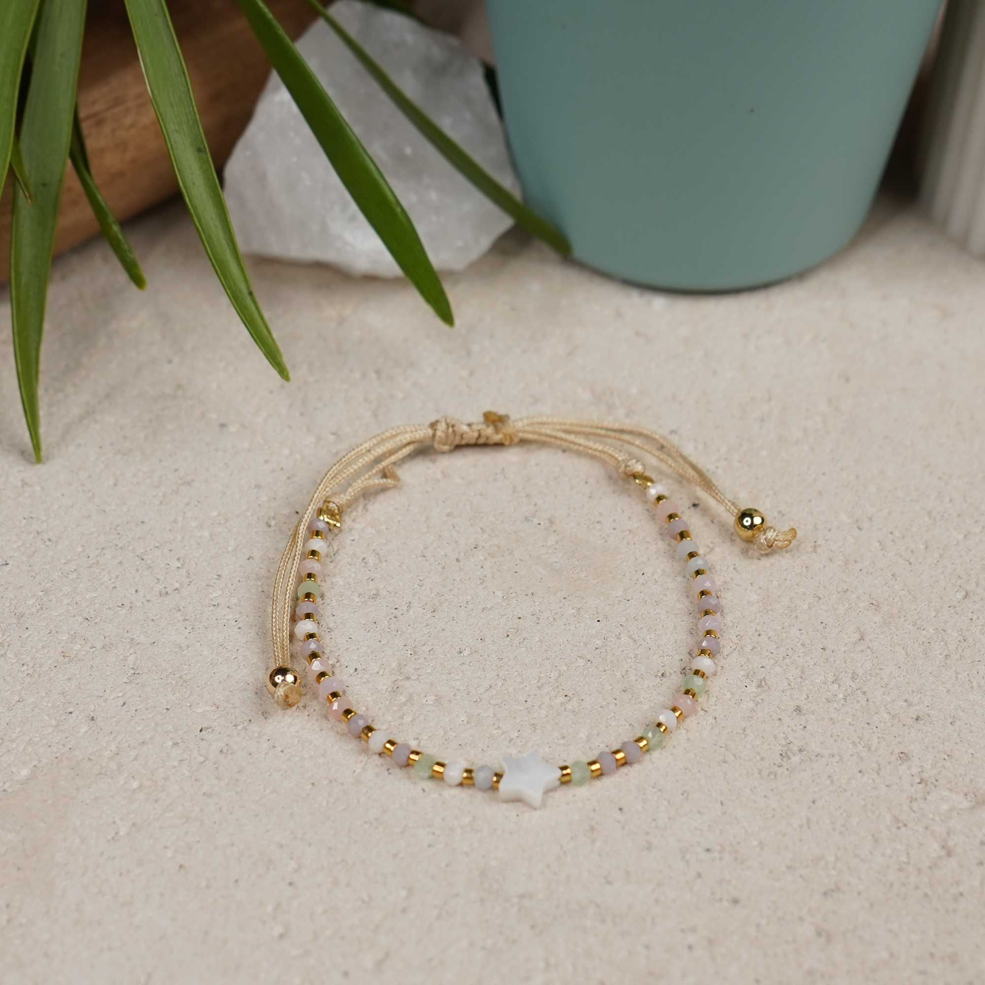 Crystal Pastel  Star Bracelet